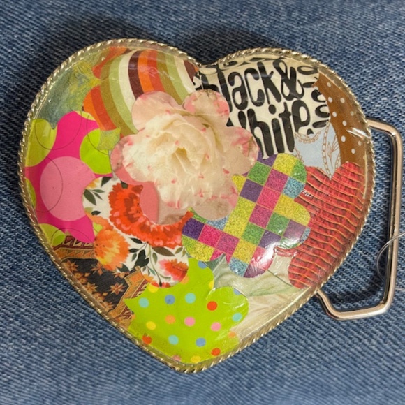 Handemade Designer Belt Buckles by HELEN ASHER DESIGNS new with tags